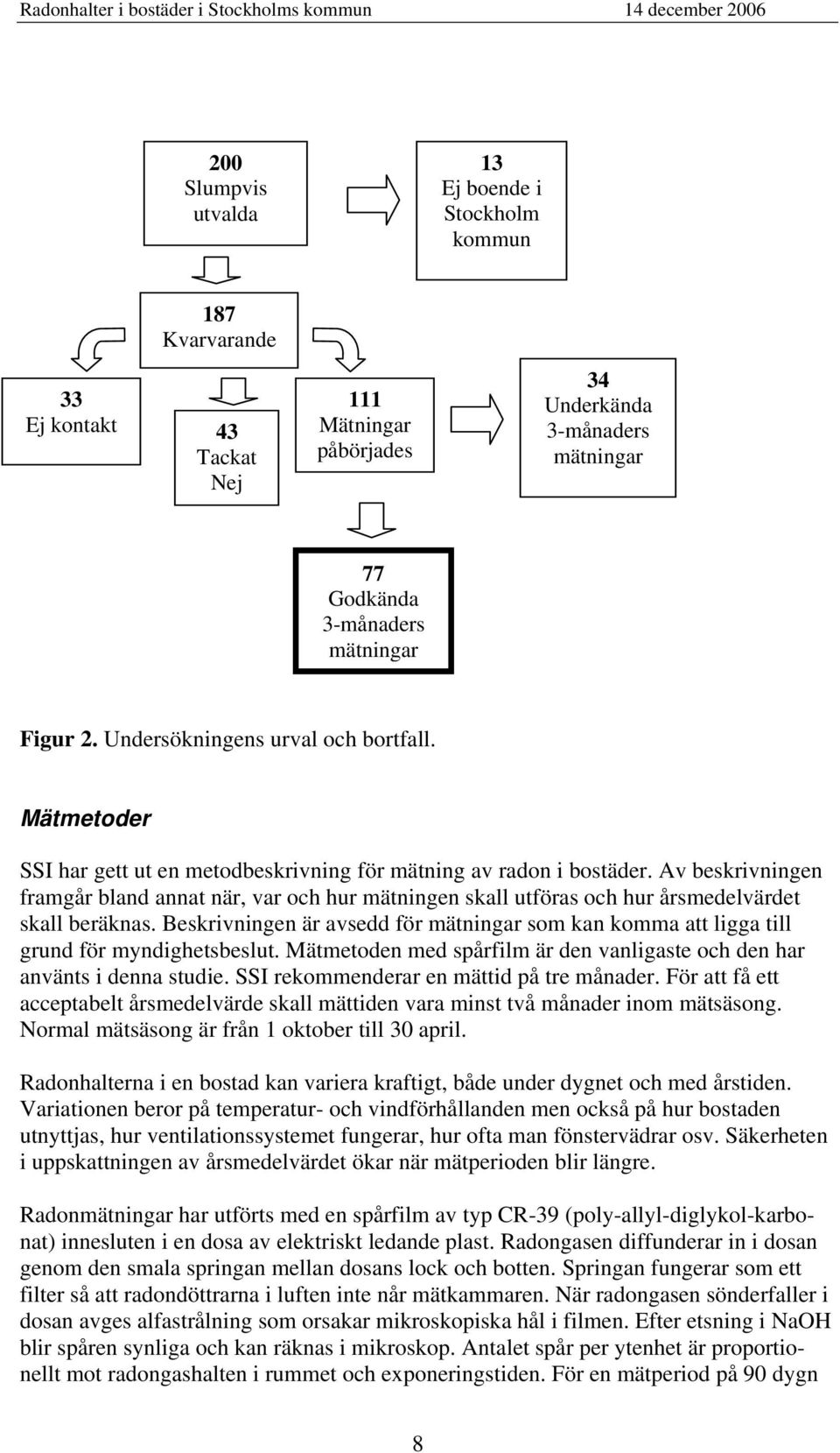 Av beskrivningen framgår bland annat när, var och hur mätningen skall utföras och hur årsmedelvärdet skall beräknas.