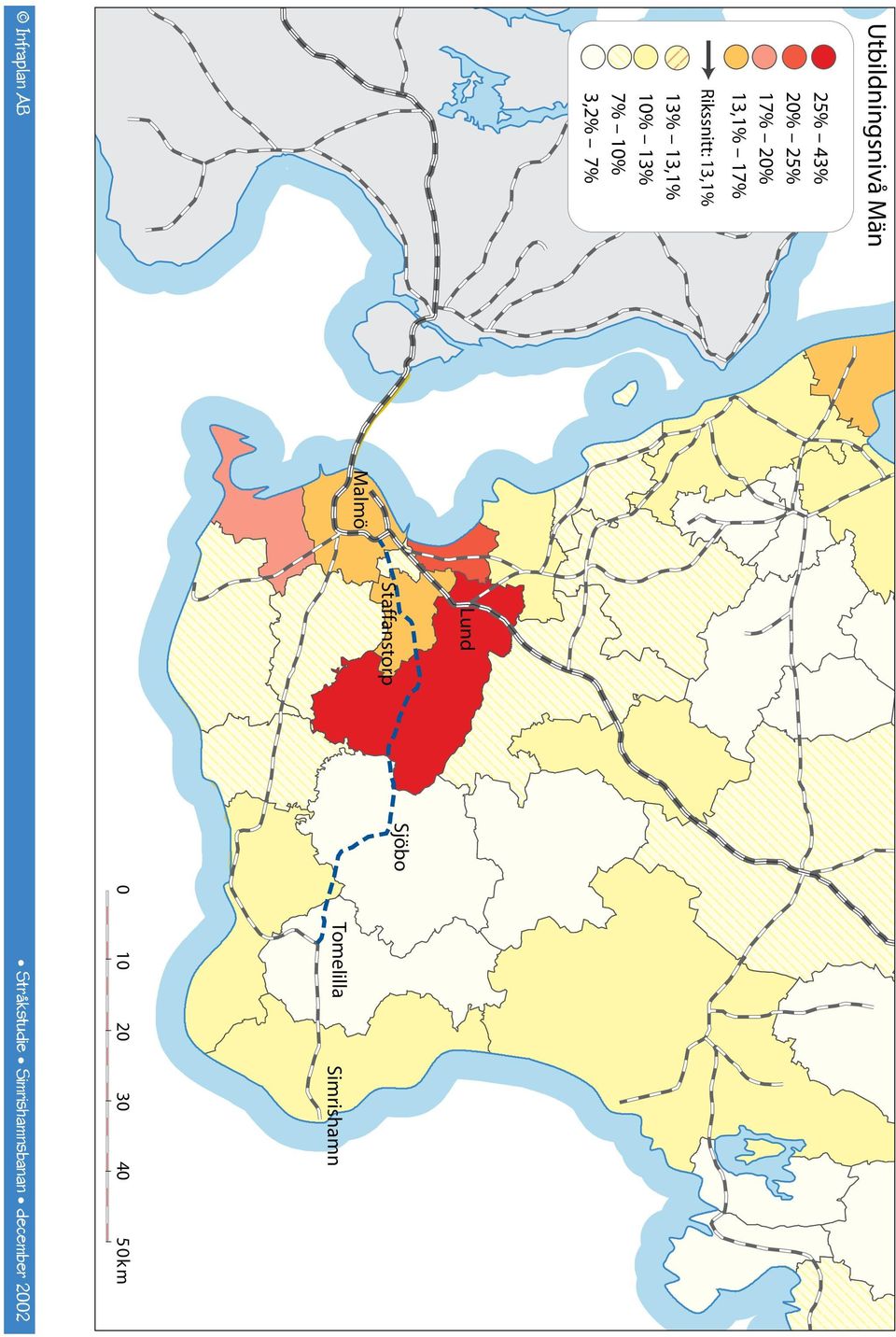 Rikssnitt: 13,1% 13% 13,1% 10%