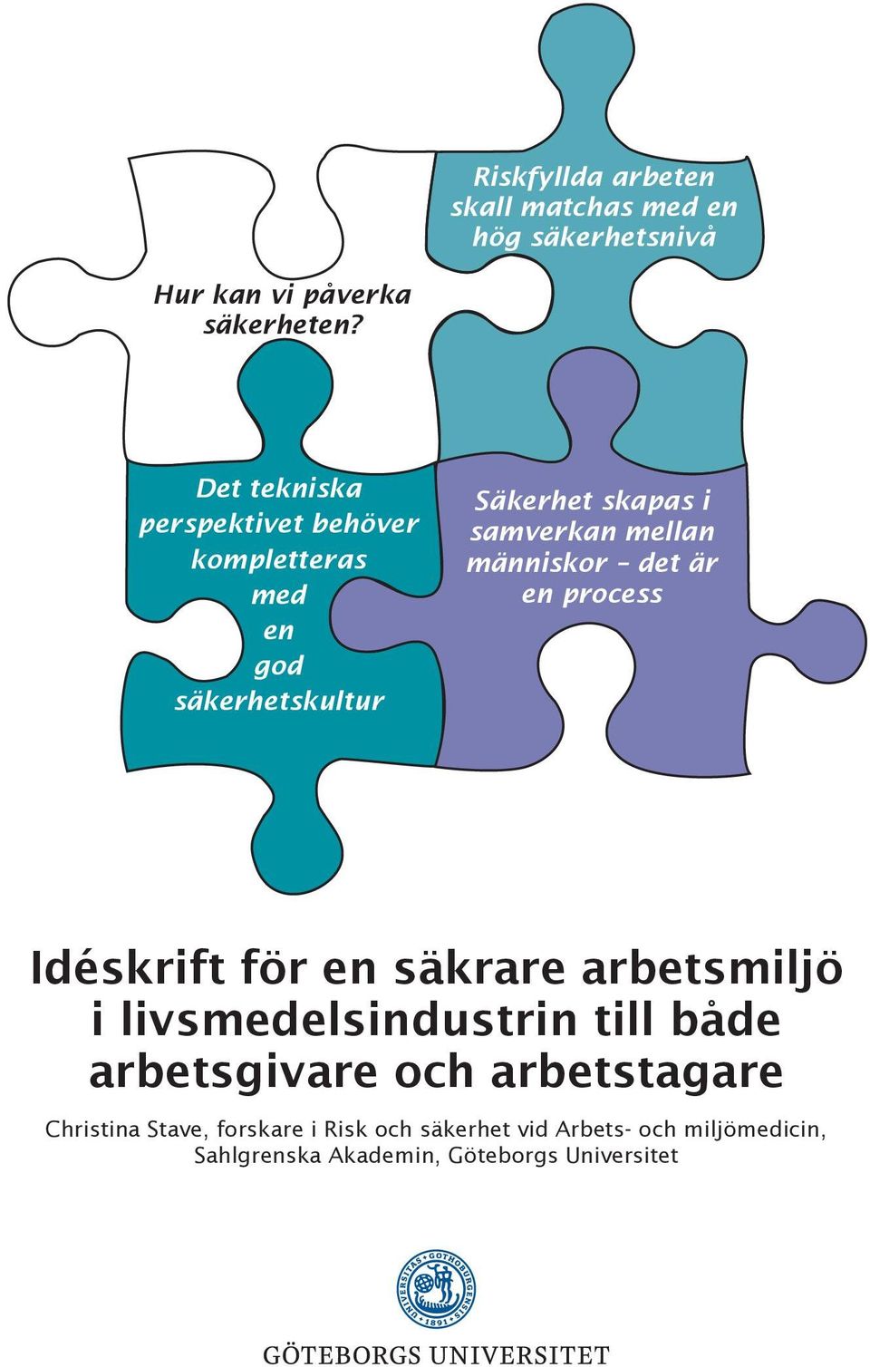 människor det är en process Idéskrift för en säkrare arbetsmiljö i livsmedelsindustrin till både arbetsgivare