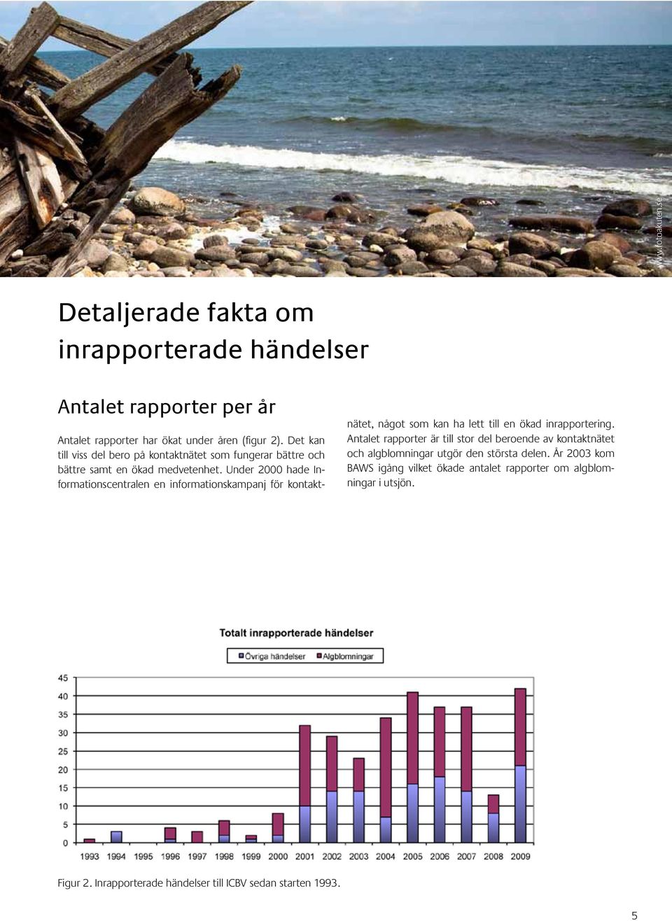 Under 2000 hade Informationscentralen en informationskampanj för kontakt- nätet, något som kan ha lett till en ökad inrapportering.