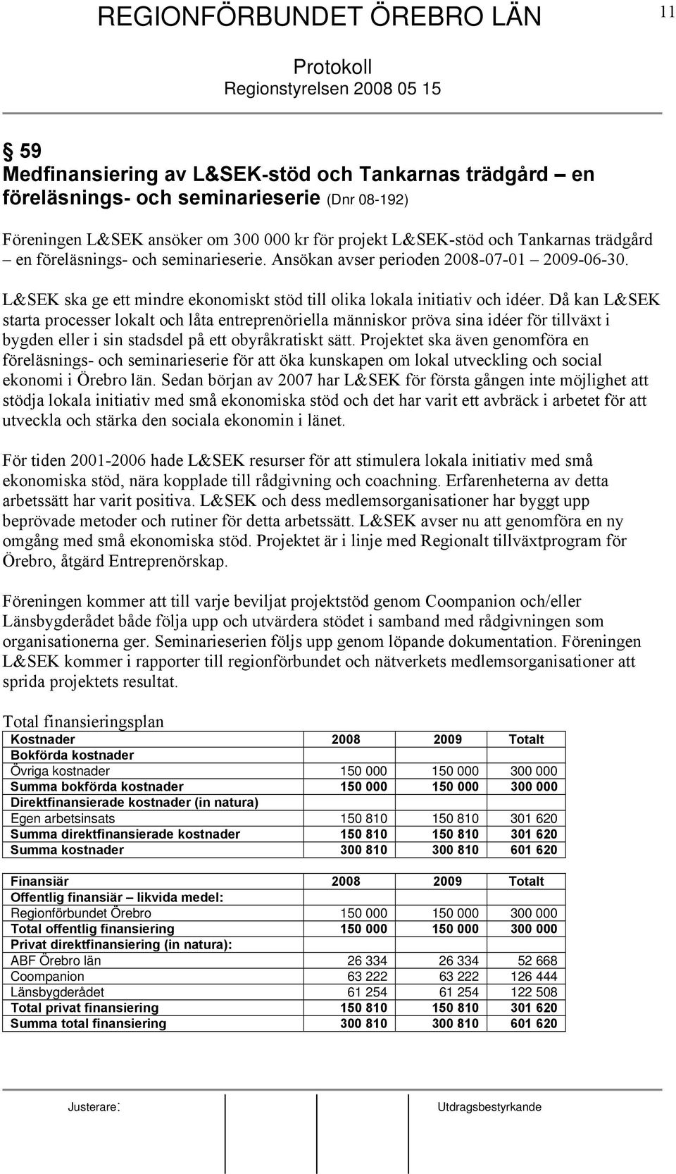 Då kan L&SEK starta processer lokalt och låta entreprenöriella människor pröva sina idéer för tillväxt i bygden eller i sin stadsdel på ett obyråkratiskt sätt.