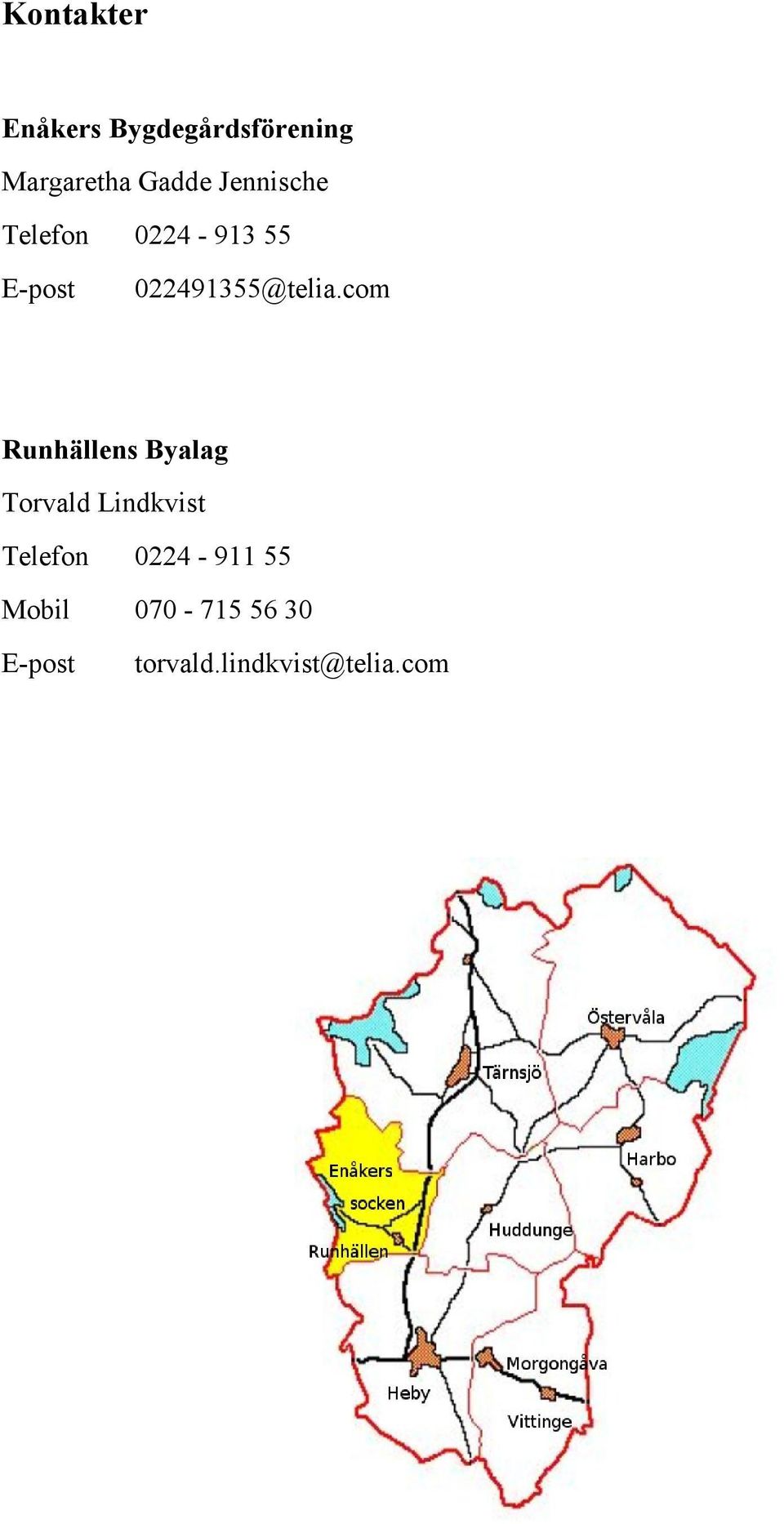 com Runhällens Byalag Torvald Lindkvist Telefon