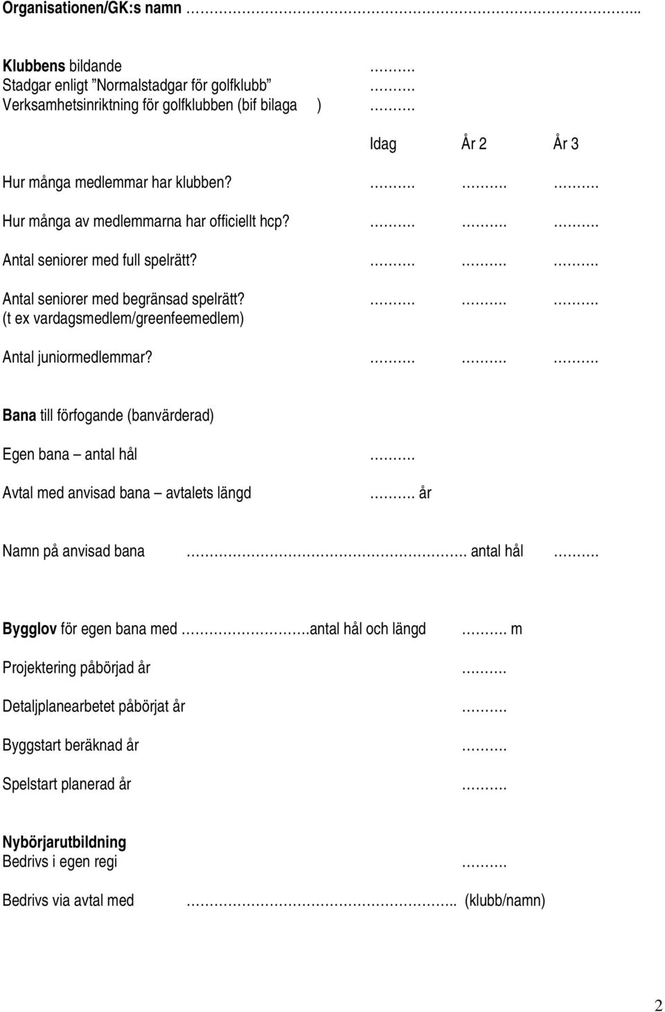 Hur många av medlemmarna har officiellt hcp? Antal seniorer med full spelrätt? Antal seniorer med begränsad spelrätt? (t ex vardagsmedlem/greenfeemedlem) Antal juniormedlemmar?