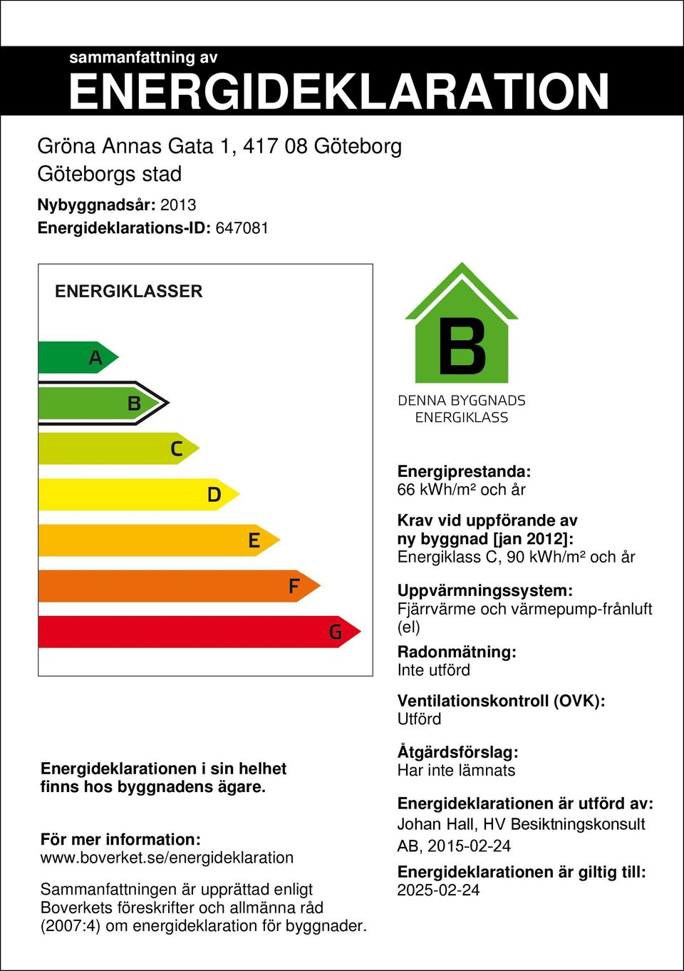 helhet finns hos byggnadens ägare. För mer information: www.boverket.