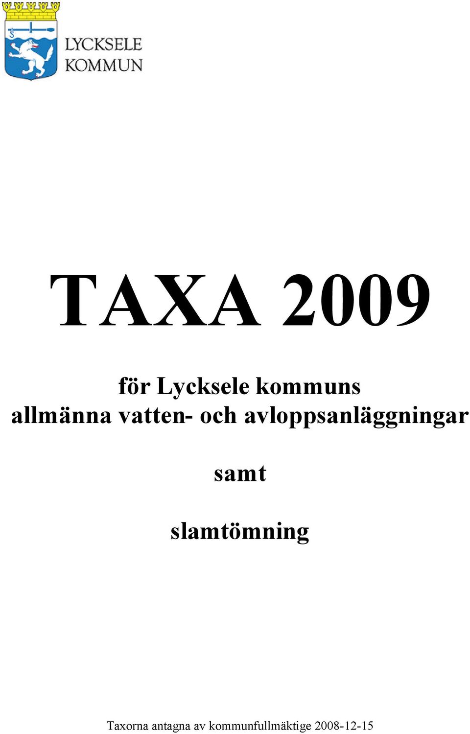 avloppsanläggningar samt