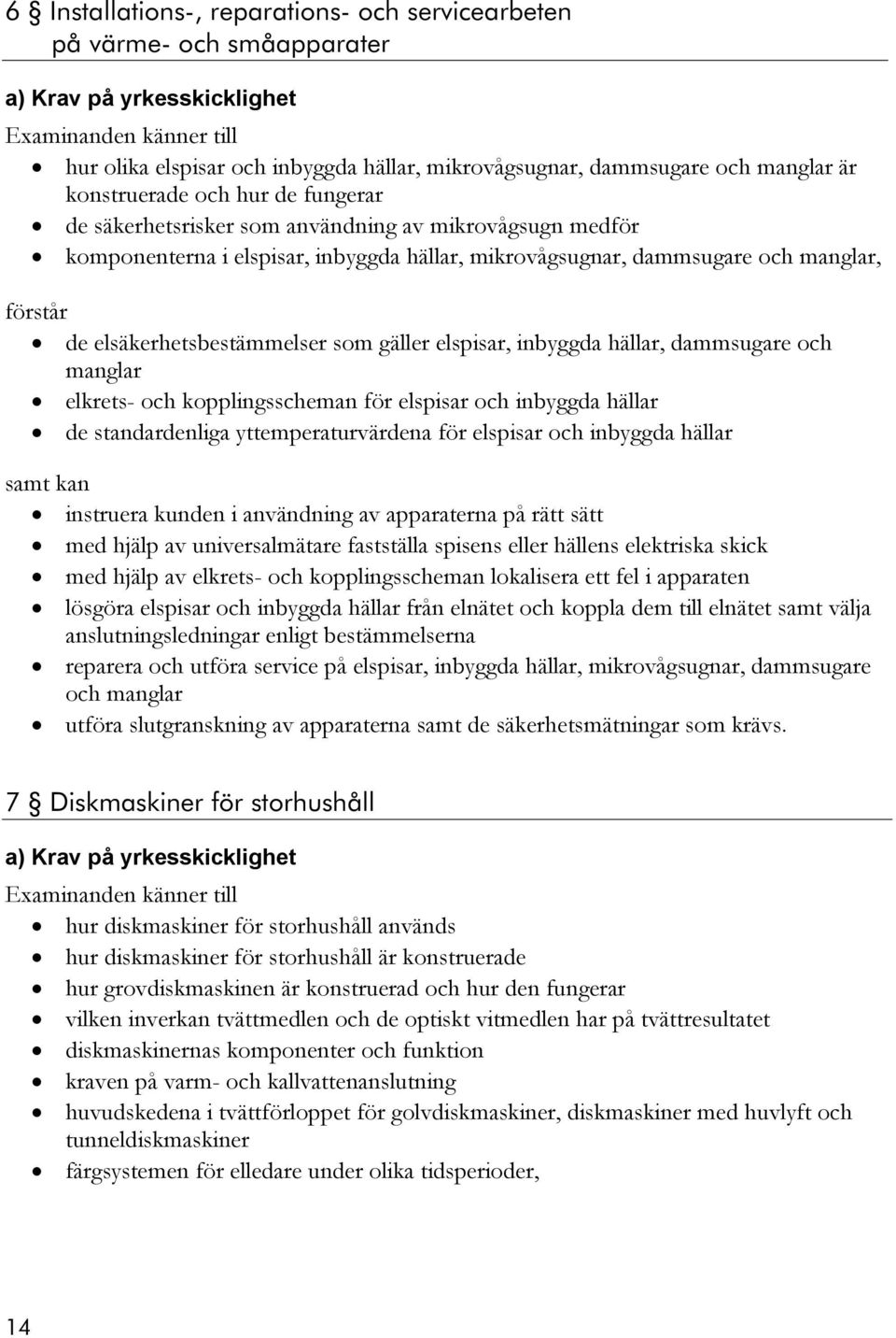 gäller elspisar, inbyggda hällar, dammsugare och manglar elkrets- och kopplingsscheman för elspisar och inbyggda hällar de standardenliga yttemperaturvärdena för elspisar och inbyggda hällar samt kan