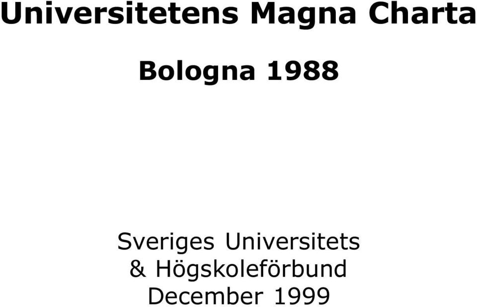 Sveriges Universitets &