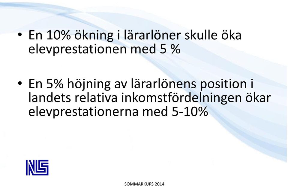 lärarlönens position i landets relativa