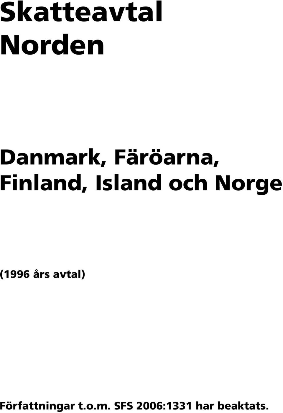 Norge (1996 års avtal)