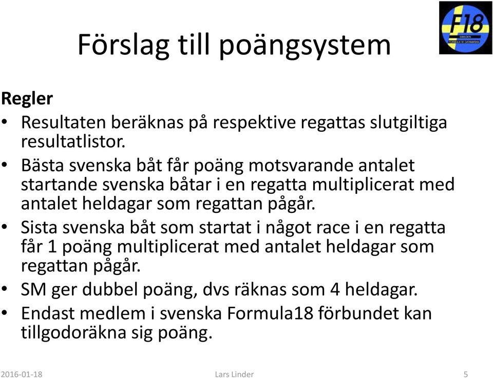 regattan pågår.