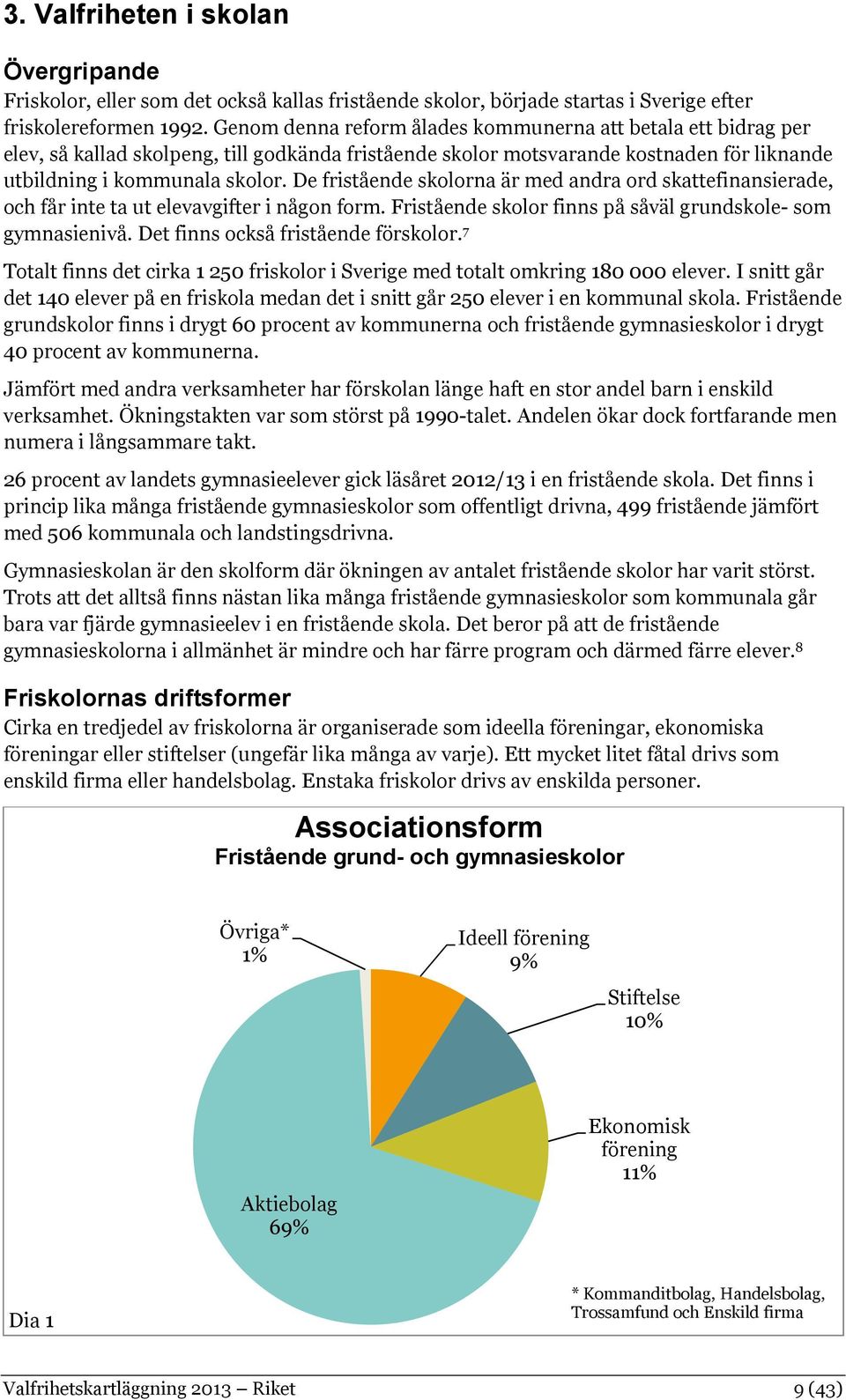 De fristående skolorna är med andra ord skattefinansierade, och får inte ta ut elevavgifter i någon form. Fristående skolor finns på såväl grundskole- som gymnasienivå.