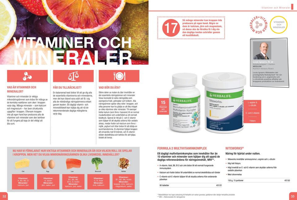 VITAMINER OCH MINERALER VITAMINER OCH MINERALER VITAMINER OCH MINERALER Louis Ignarro, fil.