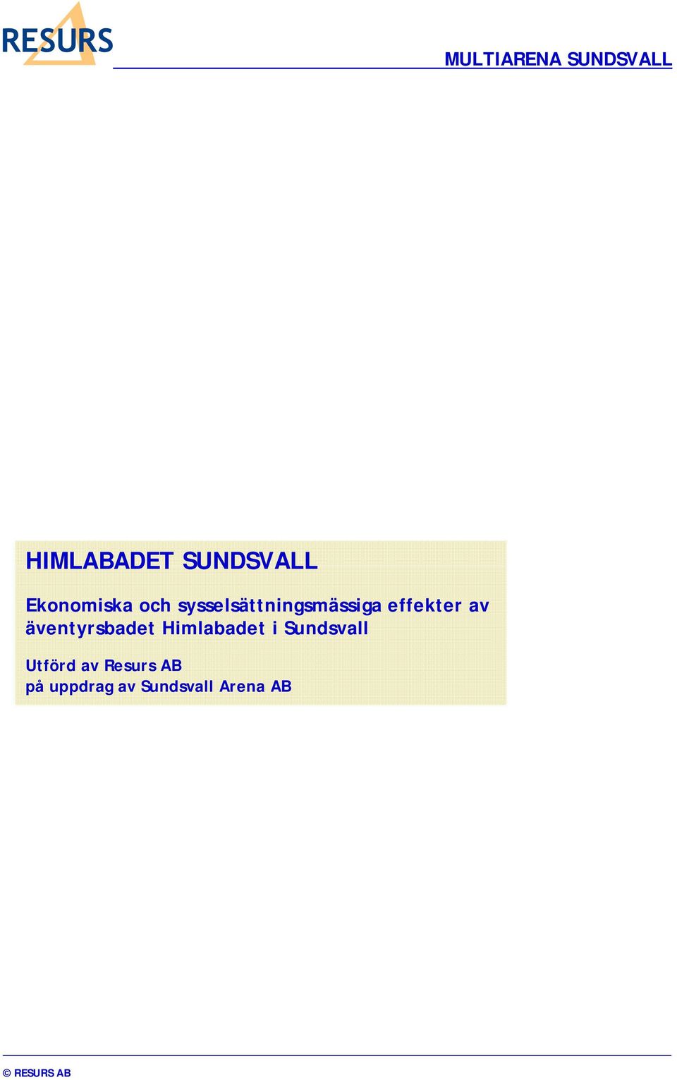 äventyrsbadet Himlabadet i Sundsvall