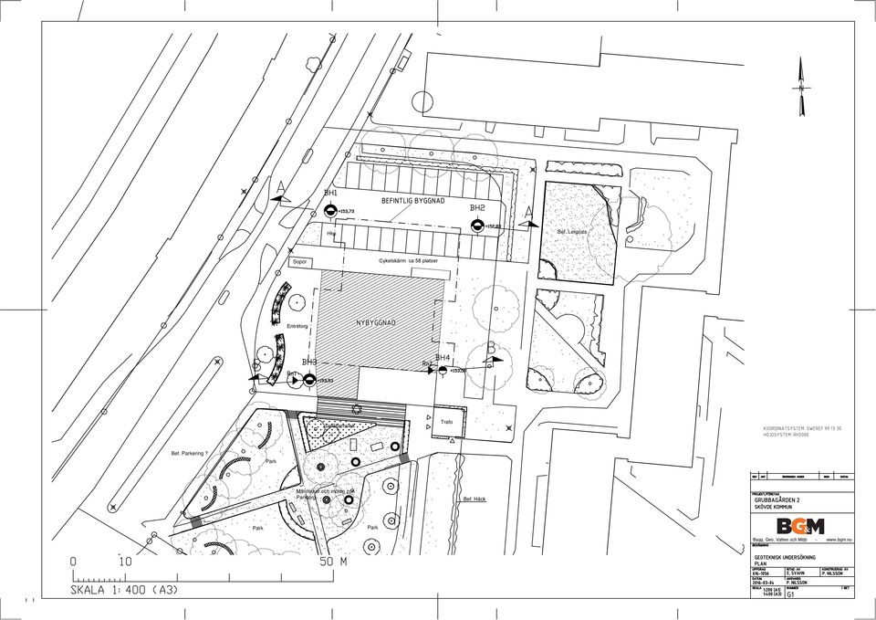 Entrétorg Småbarnslek Trafo Bef. Parkering?