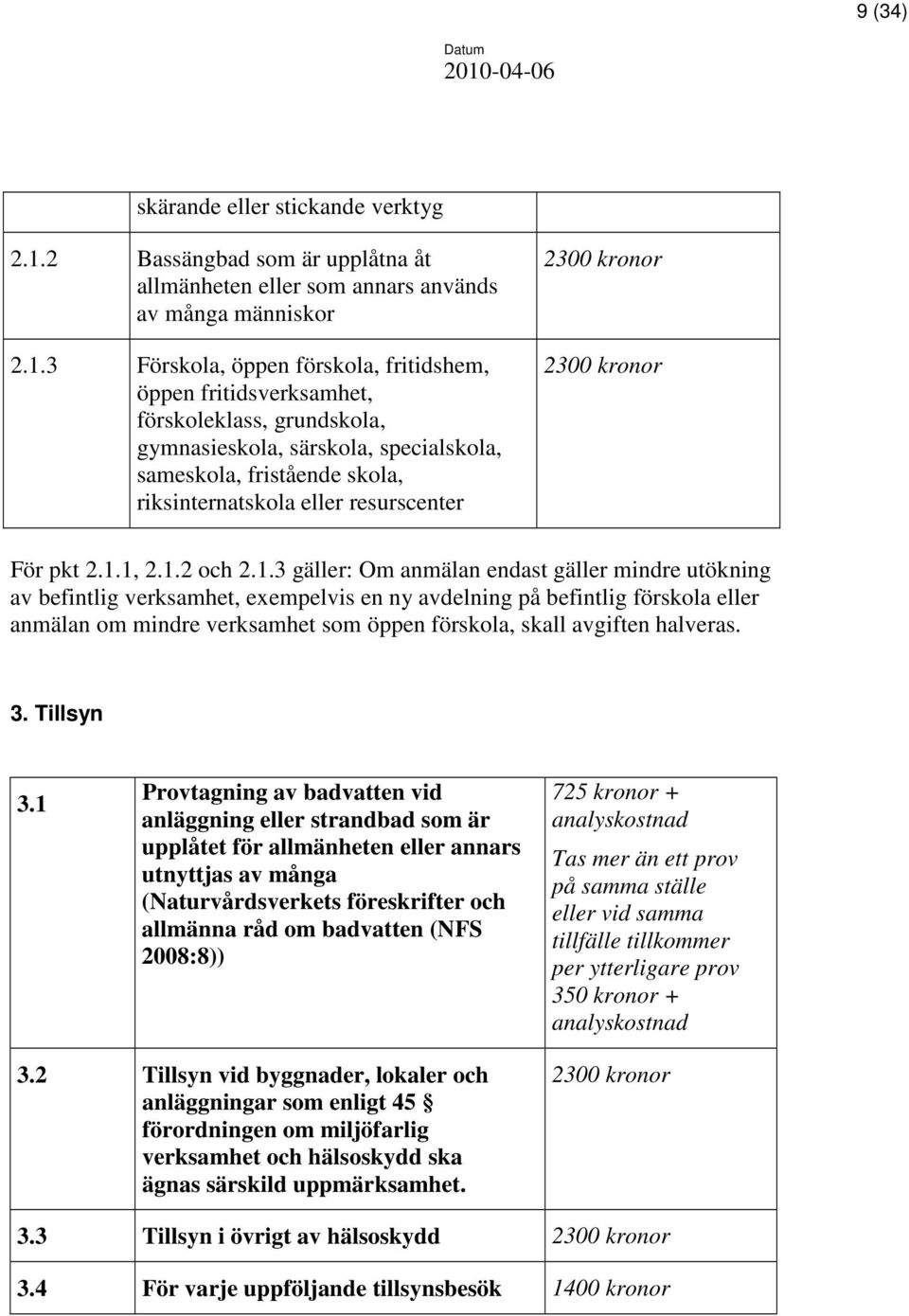 3 Förskola, öppen förskola, fritidshem, öppen fritidsverksamhet, förskoleklass, grundskola, gymnasieskola, särskola, specialskola, sameskola, fristående skola, riksinternatskola eller resurscenter