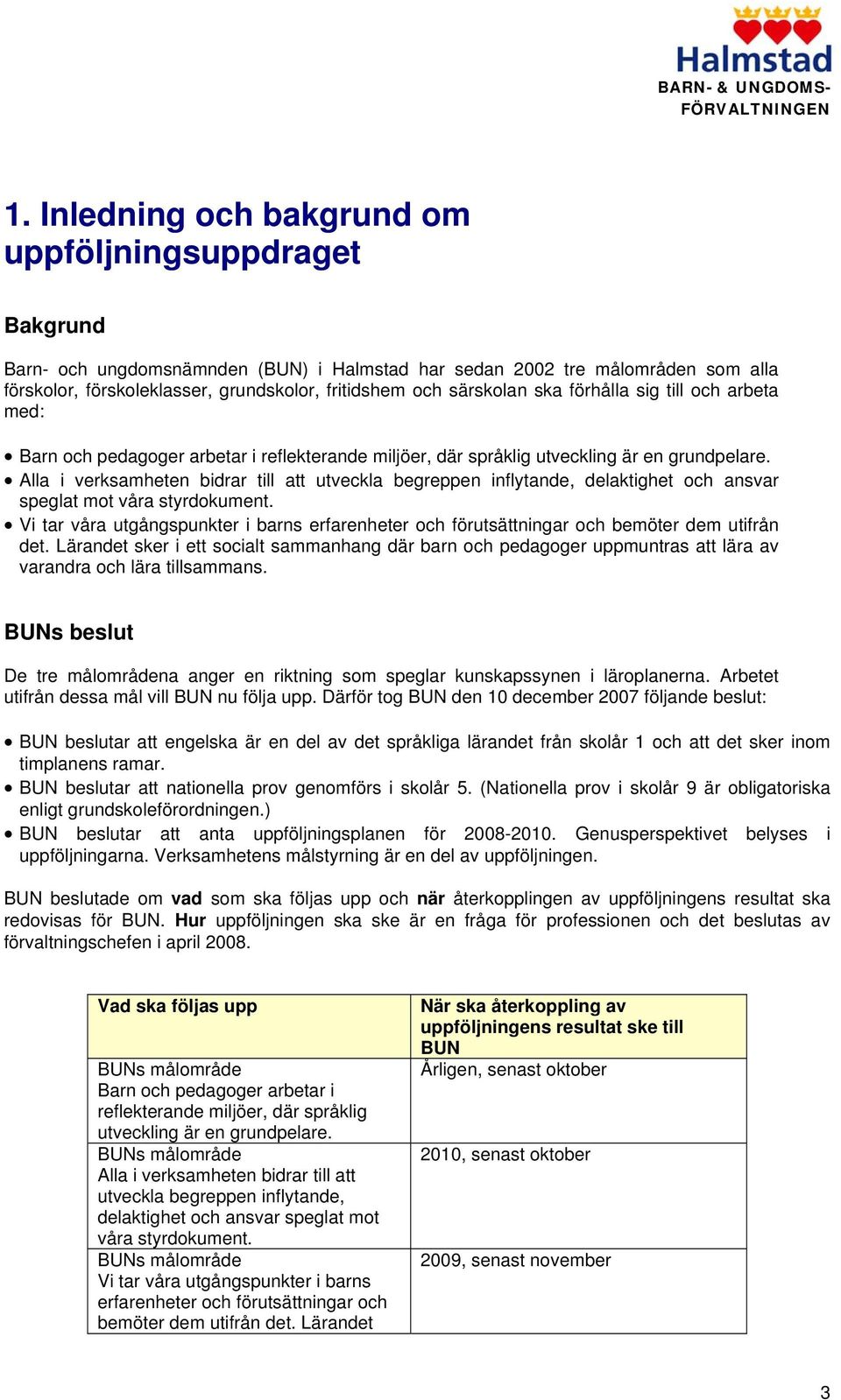 Alla i verksamheten bidrar till att utveckla begreppen inflytande, delaktighet och ansvar speglat mot våra styrdokument.