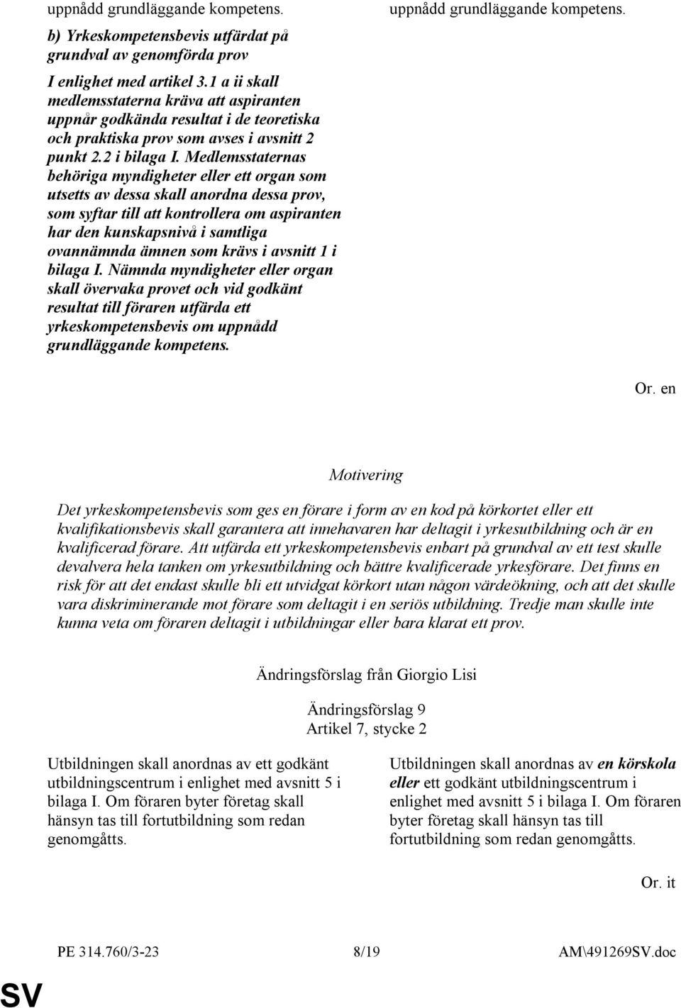 Medlemsstaternas behöriga myndigheter eller ett organ som utsetts av dessa skall anordna dessa prov, som syftar till att kontrollera om aspiranten har den kunskapsnivå i samtliga ovannämnda ämnen som