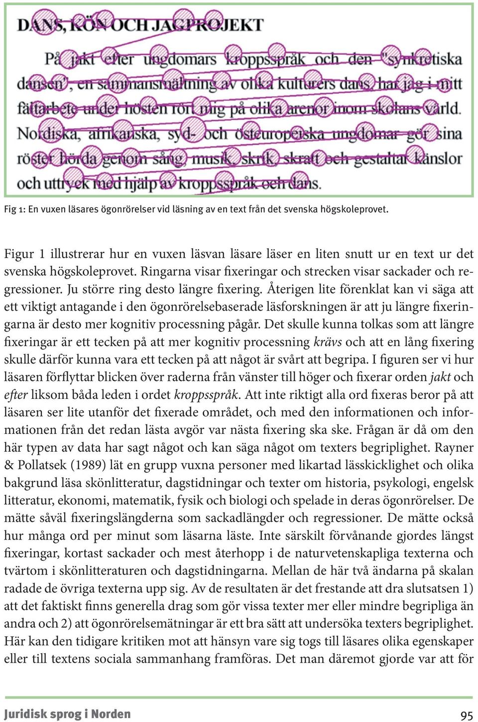 Ju större ring desto längre fixering.