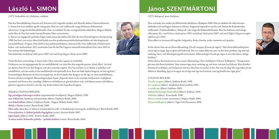 Han har undervisat på Pázmány Péter-universitetet. L. Simon var engagerad i politiska frågor redan innan järnridåns fall.