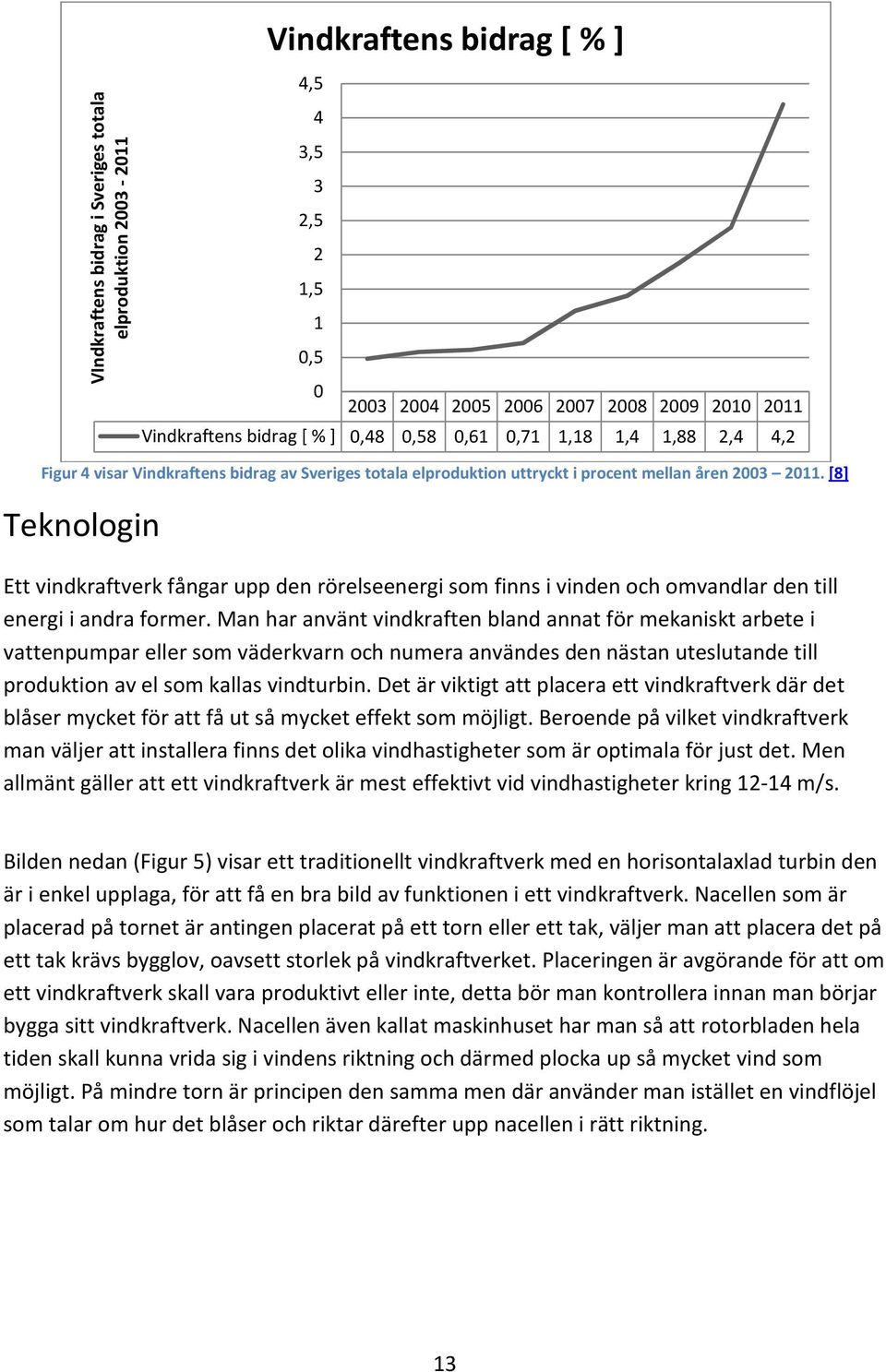 vindkraftverk fångar upp den rörelseenergi som finns i vinden och omvandlar den till energi i andra former.