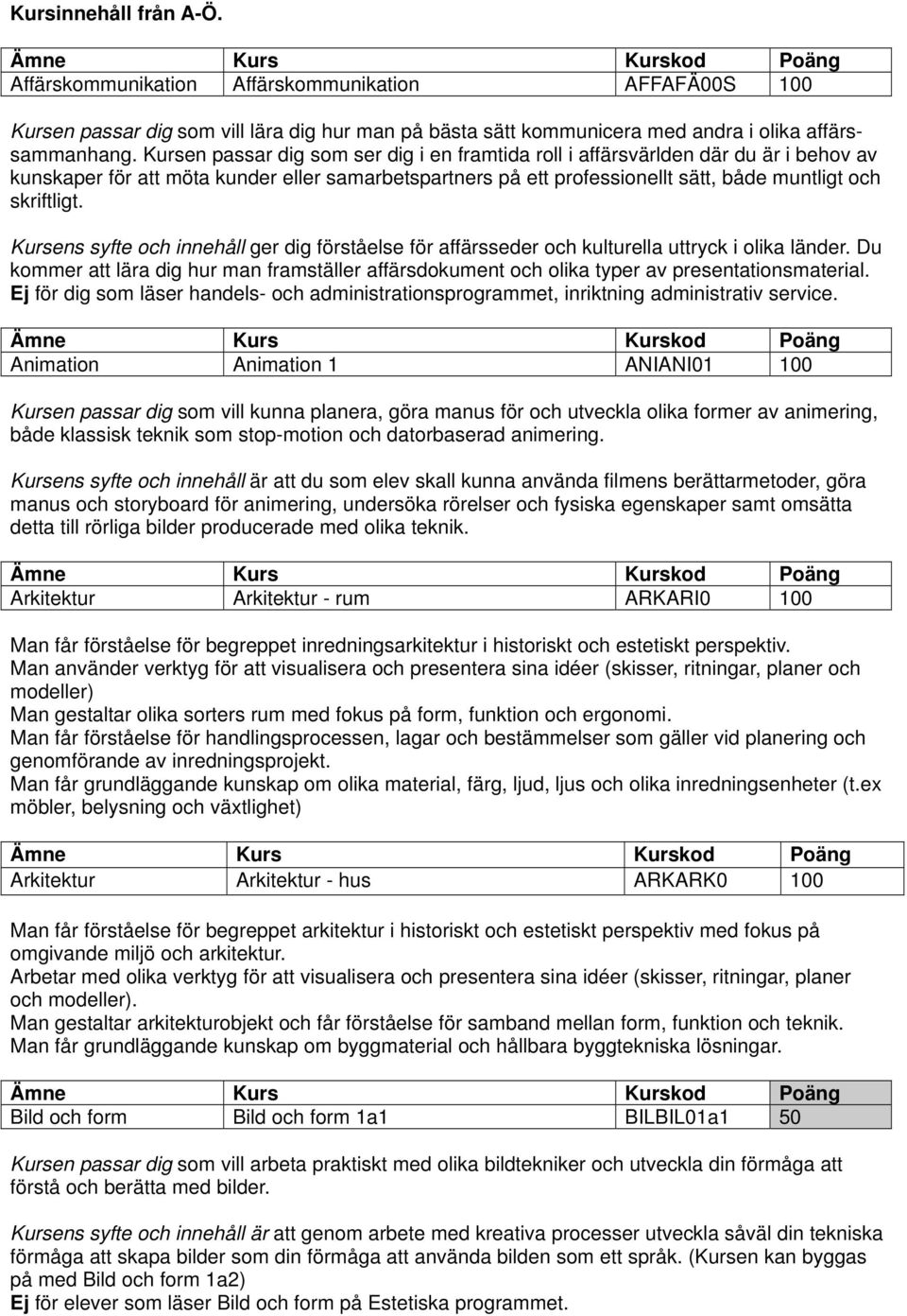 Kursens syfte och innehåll ger dig förståelse för affärsseder och kulturella uttryck i olika länder. Du kommer att lära dig hur man framställer affärsdokument och olika typer av presentationsmaterial.