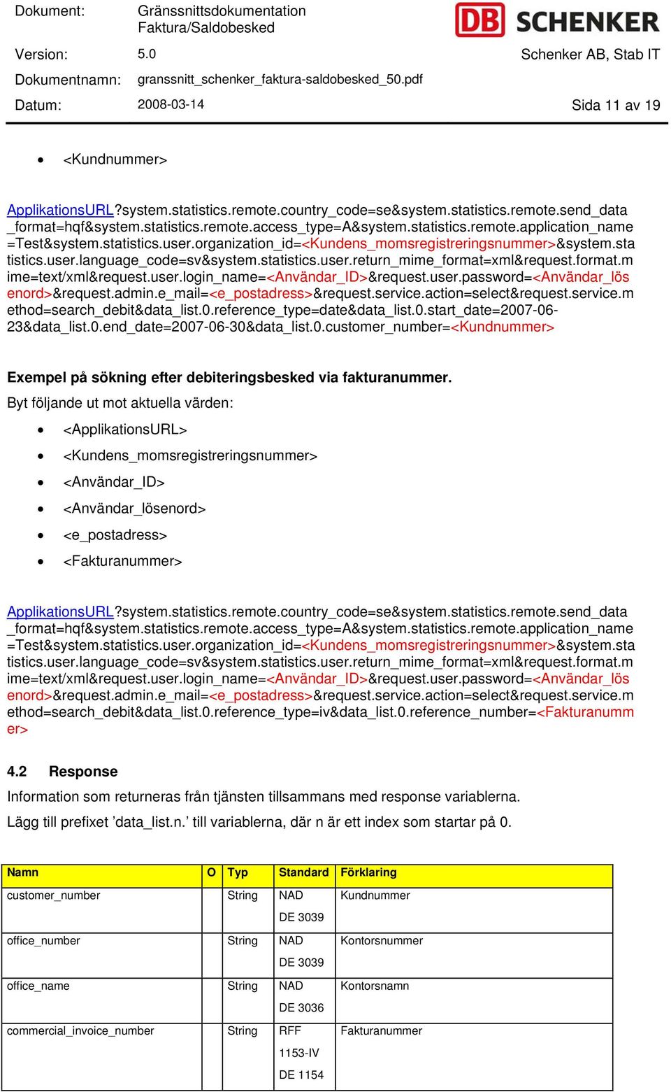 action=select&request.service.m ethod=search_debit&data_list.0.reference_type=iv&data_list.0.reference_number=<fakturanumm er> 4.