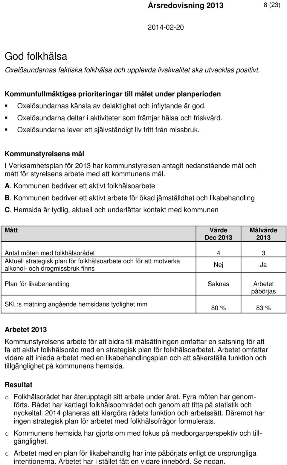 Oxelösundarna lever ett självständigt liv fritt från missbruk.