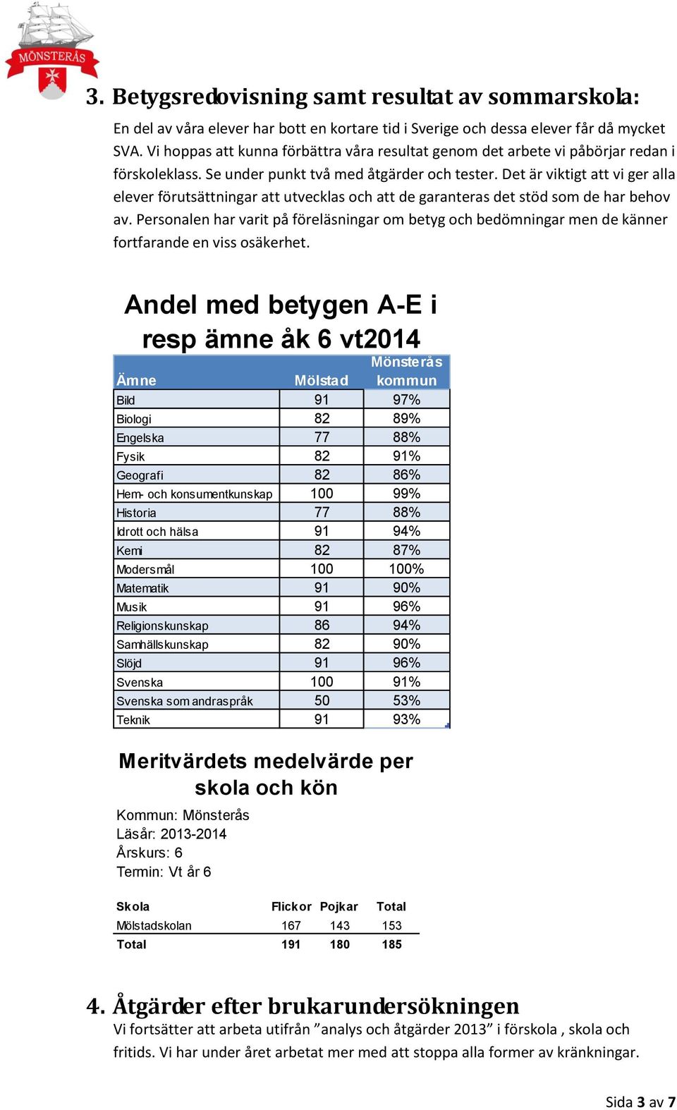 Det är viktigt att vi ger alla elever förutsättningar att utvecklas och att de garanteras det stöd som de har behov av.