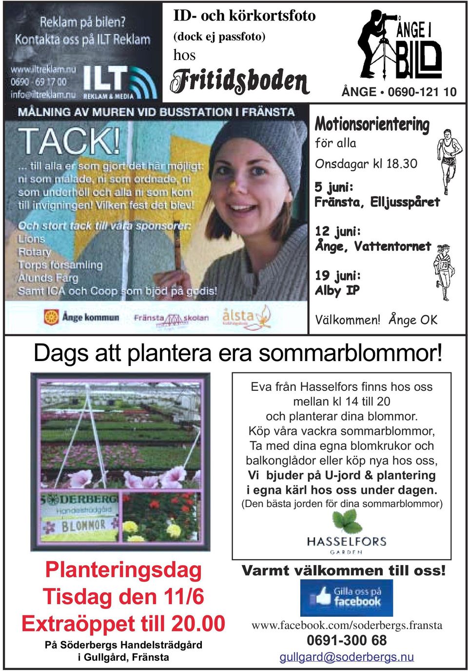 Eva från Hasselfors finns hos oss mellan kl 14 till 20 och planterar dina blommor.