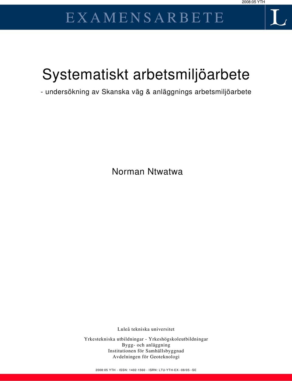 utbildningar - Yrkeshögskoleutbildningar Bygg- och anläggning Institutionen för