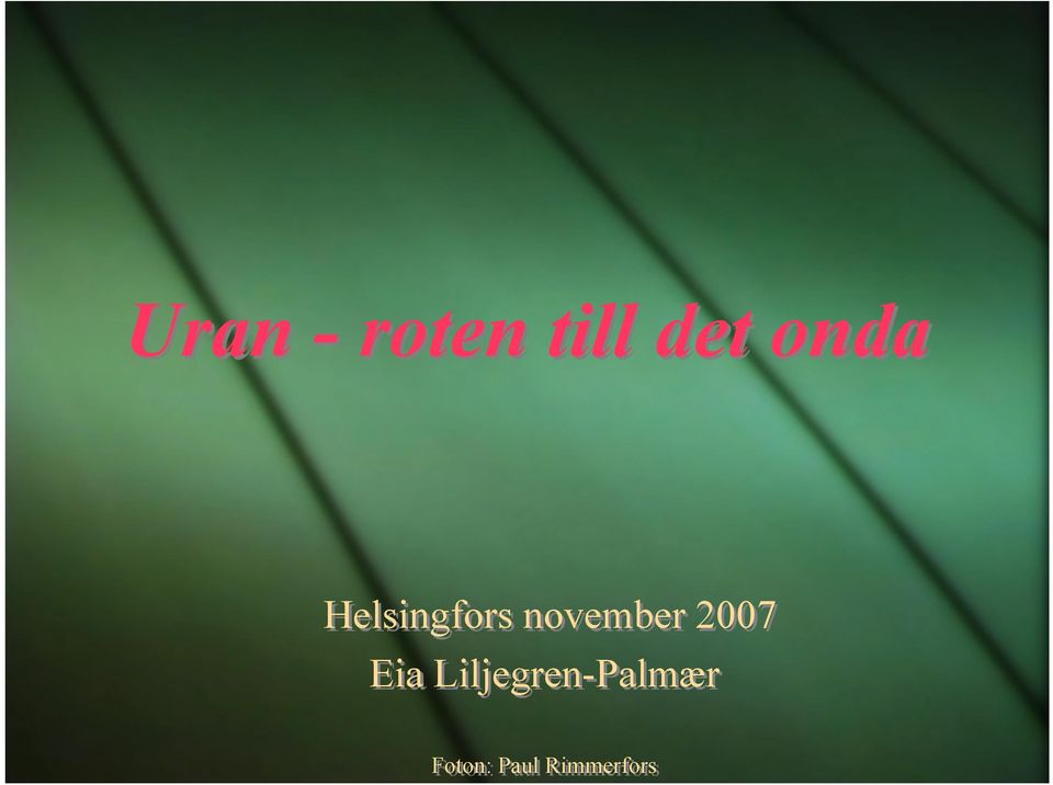 november 2007 Eia