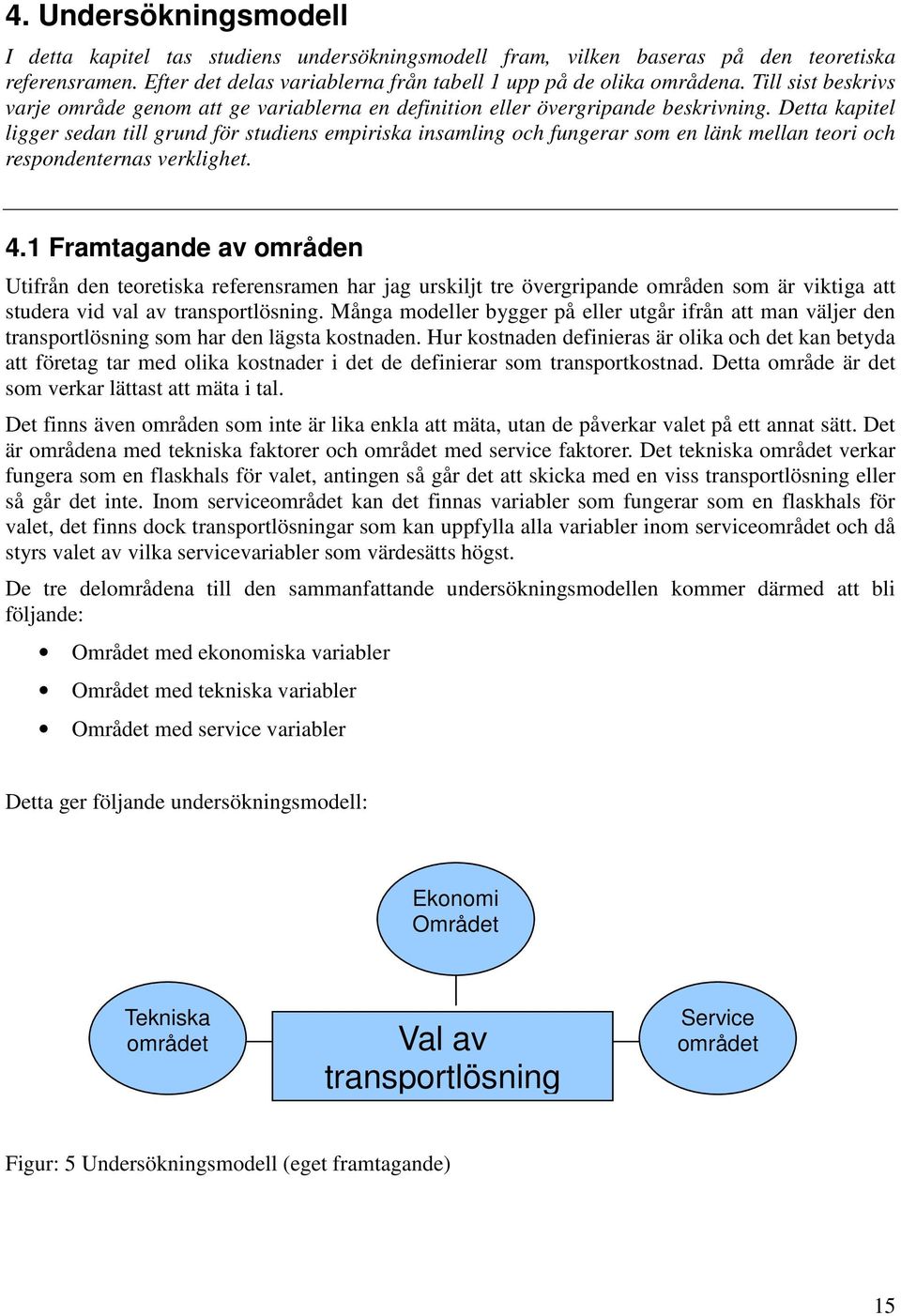 Detta kapitel ligger sedan till grund för studiens empiriska insamling och fungerar som en länk mellan teori och respondenternas verklighet. 4.