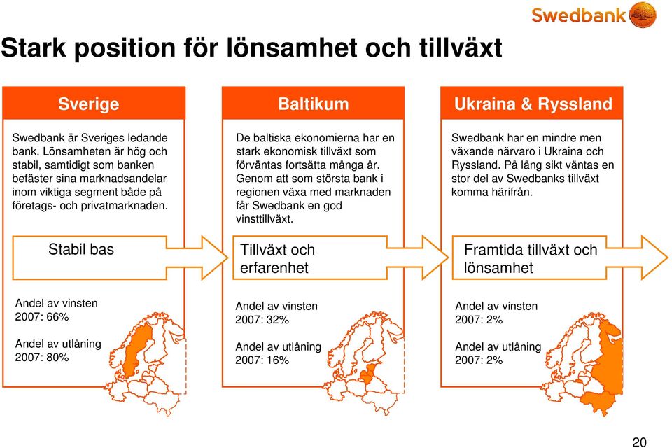 Stabil bas Baltikum De baltiska ekonomierna har en stark ekonomisk tillväxt som förväntas fortsätta många år.