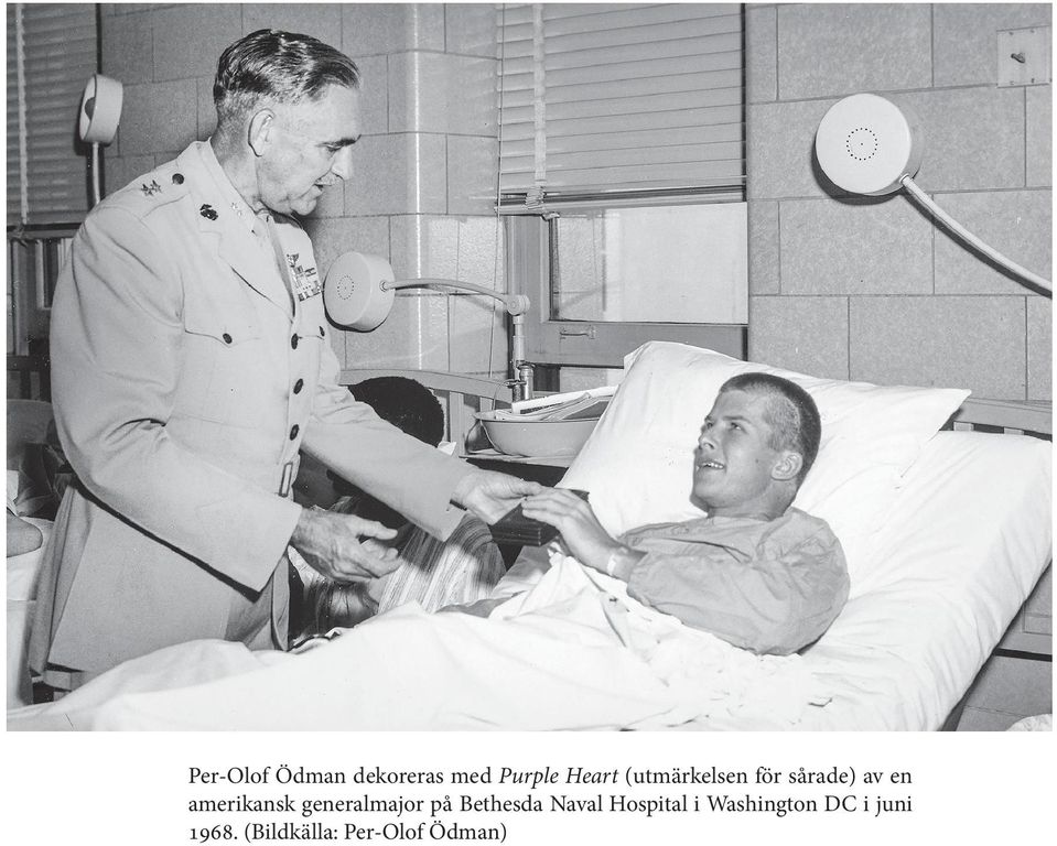 amerikansk generalmajor på Bethesda Naval Hospital i