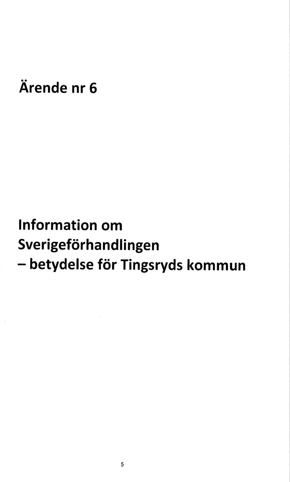 Sverigeförhandlingen