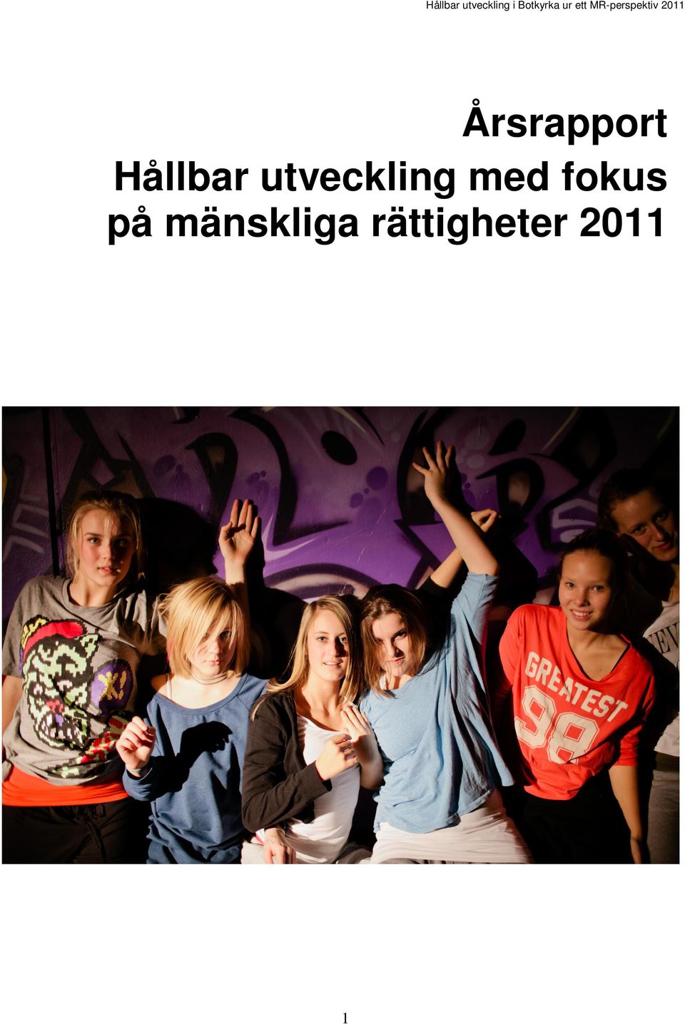 Årsrapport Hållbar utveckling
