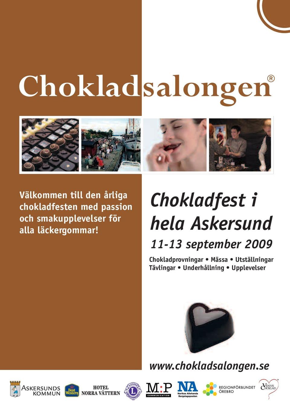 Chokladfest i hela Askersund 11-13 september 2009