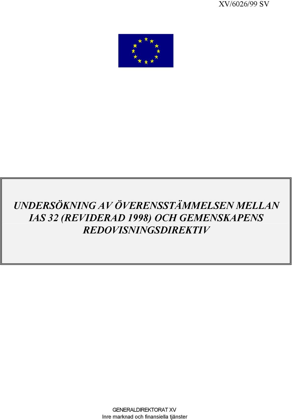 1998) OCH GEMENSKAPENS REDOVISNINGSDIREKTIV