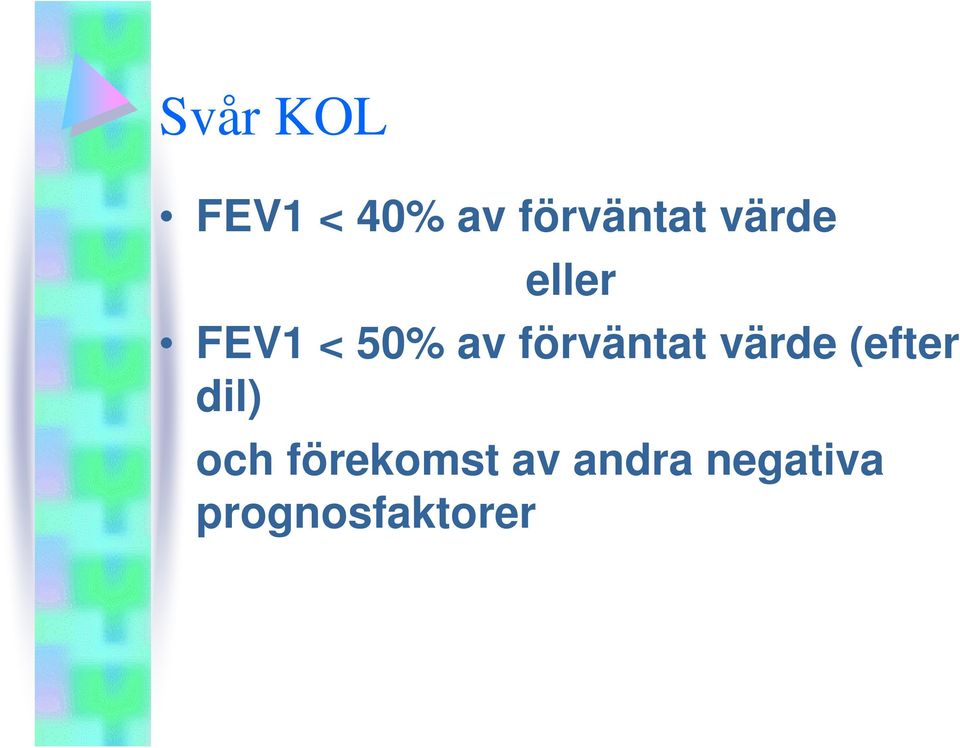 förväntat värde (efter dil) och