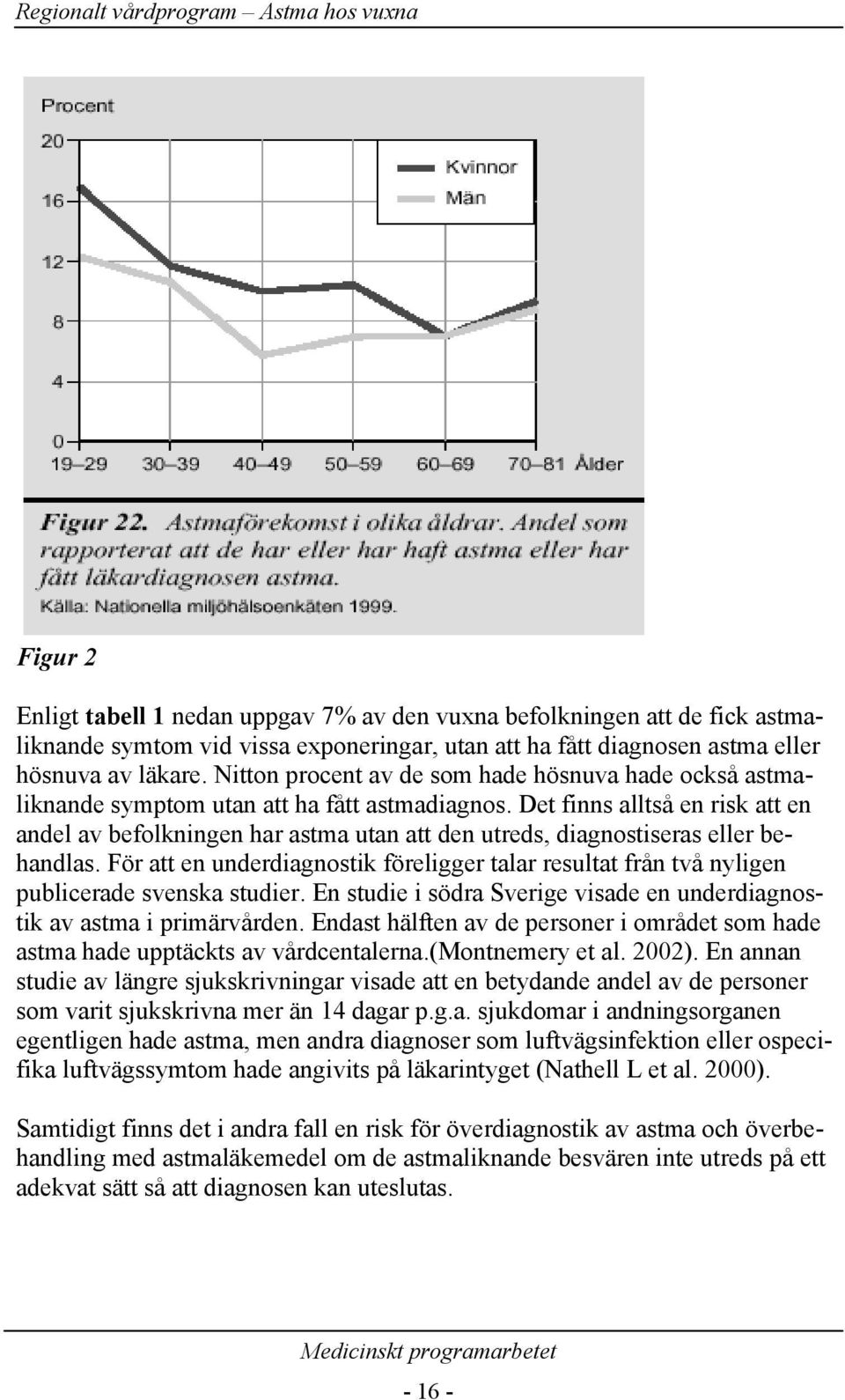 Det finns alltså en risk att en andel av befolkningen har astma utan att den utreds, diagnostiseras eller behandlas.