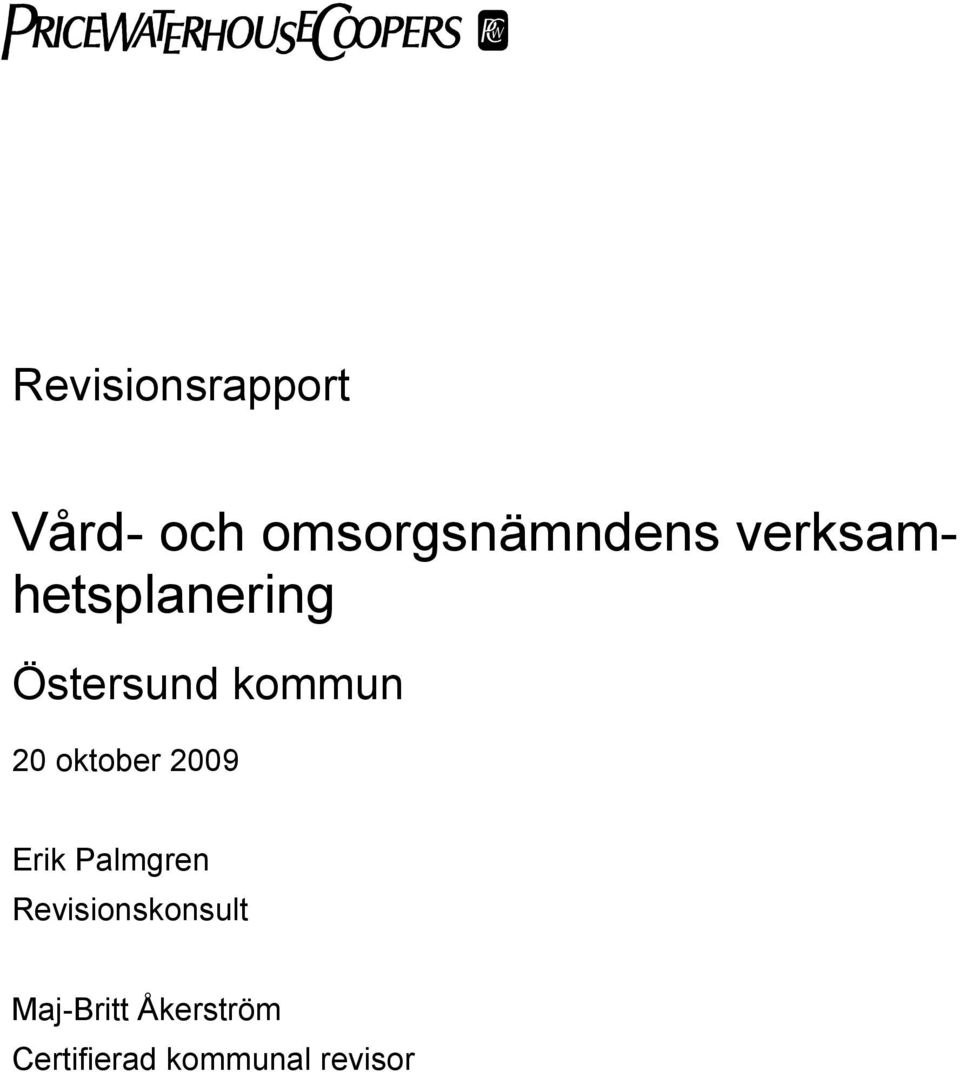 oktober 29 Erik Palmgren Revisionskonsult