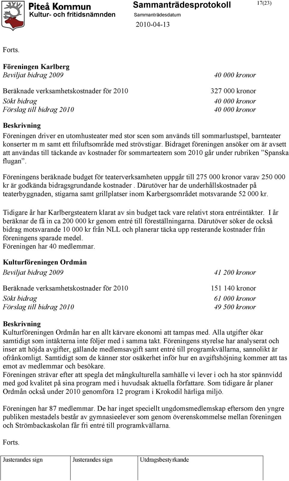 driver en utomhusteater med stor scen som används till sommarlustspel, barnteater konserter m m samt ett friluftsområde med strövstigar.