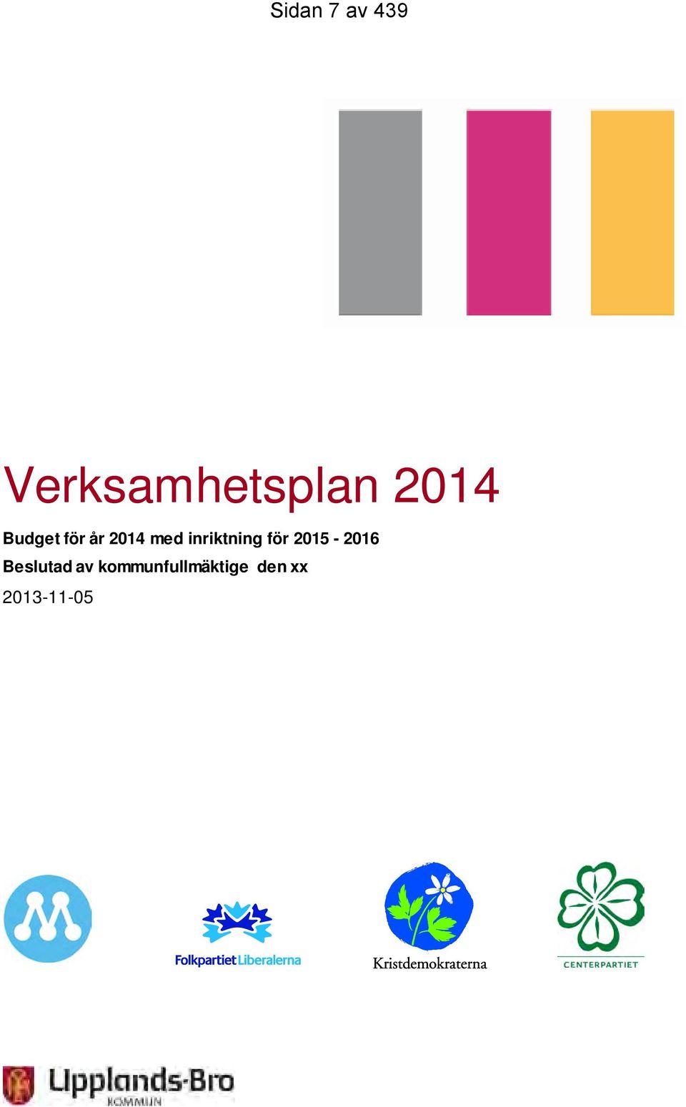 inriktning för 2015-2016