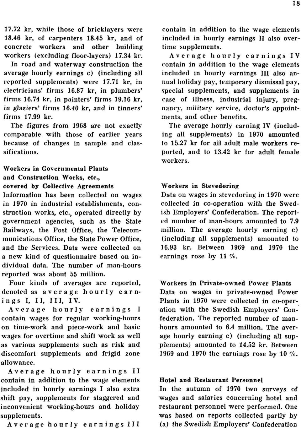 74 kr, in painters' firms 19.16 kr, in glaziers' firms 16.40 kr, and in tinners' firms 17.99 kr.