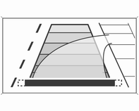 meddelande i förarinformationscentralen. Uppsök en verkstad i händelse av ett permanent fel. Backkamera Backkameran hjälper föraren vid backning genom att visa en bild av området bakom bilen.