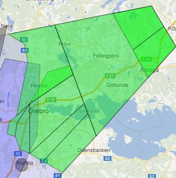 MARIEBERG Örebro segel 123,600, Örebrotornet 120,275 STRÅKET, MARIEBERG, ÖREBRO NORD/SYD 0 Till klarerad höjd BERTIL