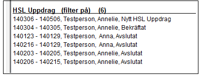 20. På Mina Sidor HSL uppdrag har man möjlighet att ha koll på de HSL-uppdrag man ansvarar för!