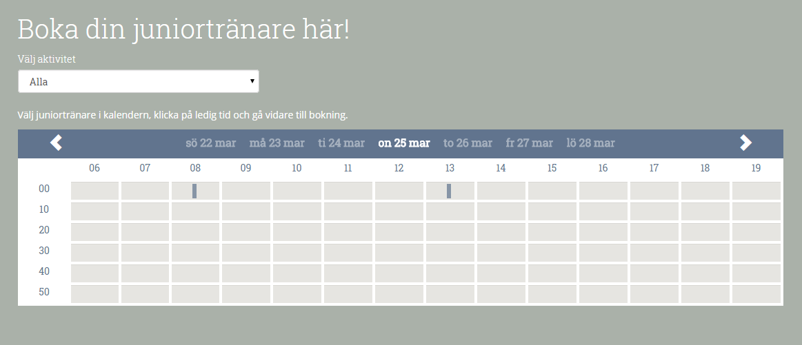 Sida 145 / 158 Namn Här anges namn på Kalendern. Här anges beskrivning som skall finnas för widget. Rubrik Här anges rubriken till kalendern. Koppling sker sedan i sidbyggaren.