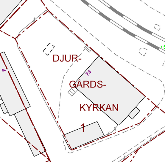 8 djurgårdskyrkan ORIENTERINGSPLANER Ur Vård- och underhållsplan för Djurgårdskyrkan,