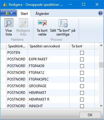 KOSTNADSKOD FARLIGT GODS FARLIGT GODS (UTLÄNDSK) Anger om kollislaget skall hanteras som en kostnad som infogas på källdokumentraden.